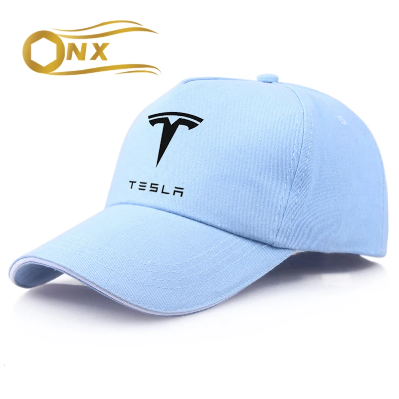 

Car Accessories solid colour embroidery Tesla Hat cotton cap hats For tesla model 3 model X model s model Y