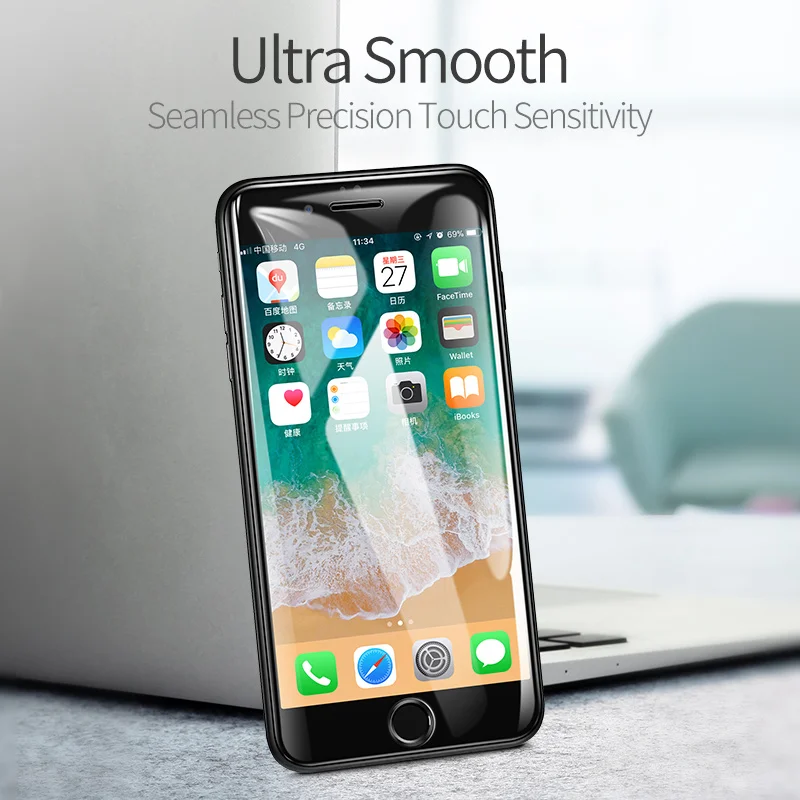 Закаленное стекло YIYONG 9D с полным покрытием для iPhone 6 6s 7 8 Plus SE 2020 Защита экрана x s xr