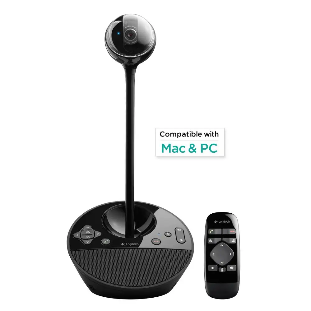

Logitech Webcam BCC950 1080P Full HD Camera Business Meeting USB Camera for Private Offices Home Conference Desktop Video