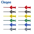 Cleqee P5003 мини-захват SMD IC тестовые крюковые зажимы совместимы с Dupont разъем логический анализатор аксессуары 30 В5 А