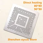 Шаблон трафарета BGA с прямым нагревом 80*80 90*90 LG1314 0,5 мм