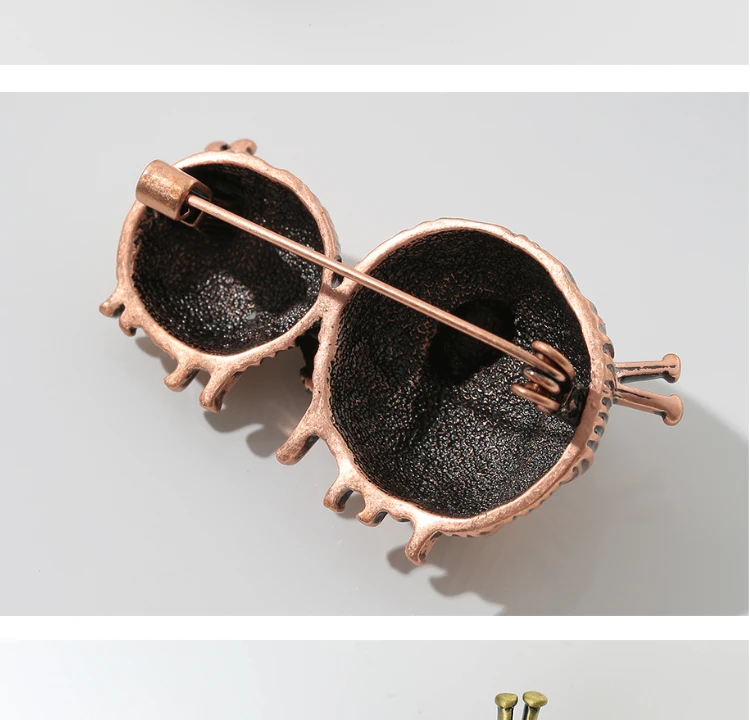 Neoglory New Creative Design Funny Cartoon Sheep Animal Brooches Antique Looking Enamel Pins Badges Birthday Gift For Friend