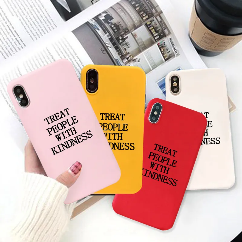 GYKZ Harry Styles угощайте людей добротой чехол для телефона для iPhone XS MAX 11 Pro X XR 7 8 6 Plus Мягкий силиконовый чехол карамельного цвета