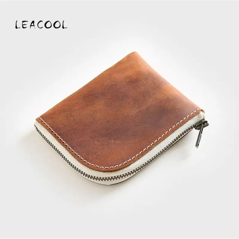 Кошелек LEACOOL мужской из натуральной кожи | Багаж и сумки