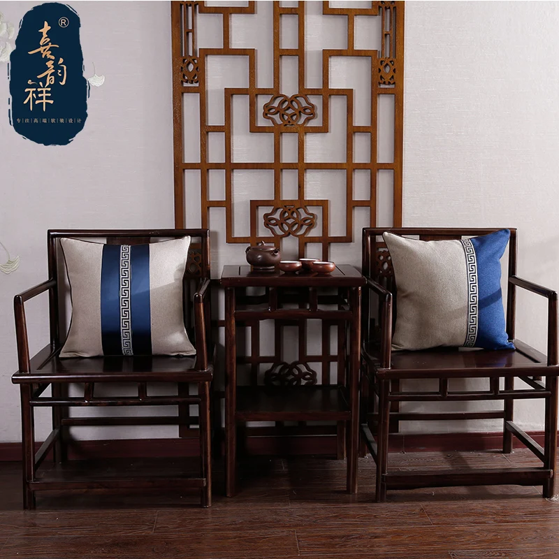 

Decorative Pillow Covers Chinese Linen Stitching Lumbar Pillow Bedside Back Cushion Pillowcase Suitable for Sofa Living Room Car