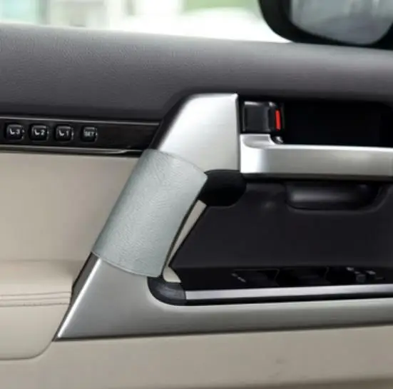 4 шт./компл. Автомобильная Дверная ручка Защитная микрофибра кожаный чехол