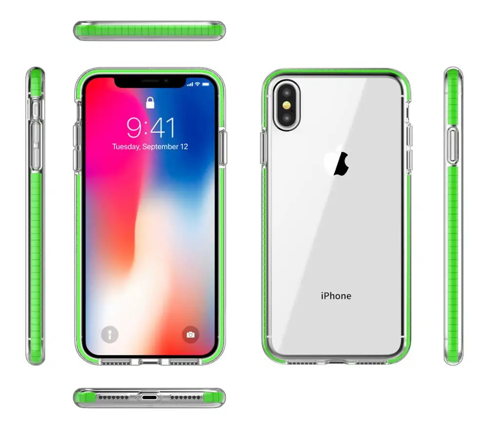 Чехол Xiaomi redmi Note 7. Мягкий ТПУ + мягкий ТПЭ двухцветный Двухцветный двойной в одном