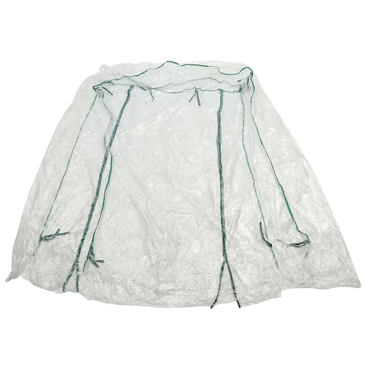 

PE Plants Cover Waterproof Roof Garden Greenhouse Keep Warm Protect Cover Keep Out Bugs Insects without Iron Stand 195x143x73cm