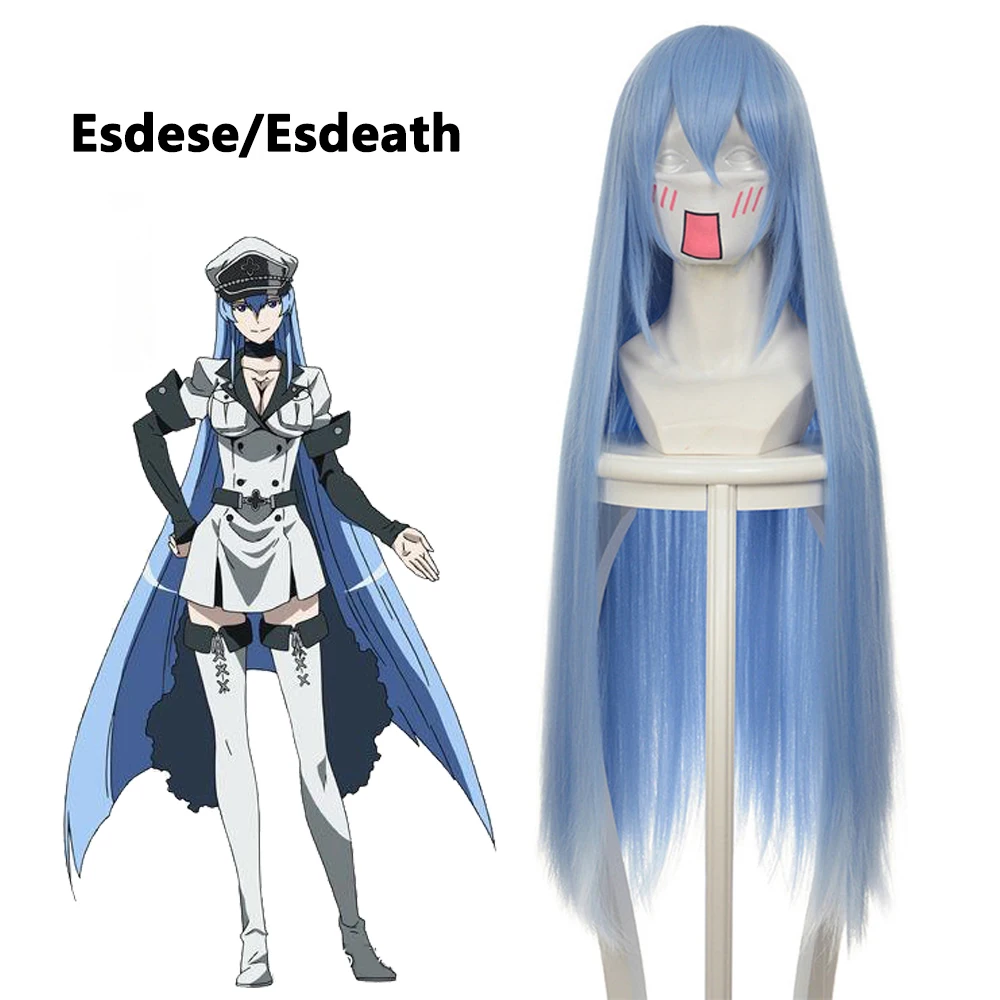 Аниме Akame ga KILL! Esdese/ Esdeath платье-униформа для косплея парик и обувь костюм на