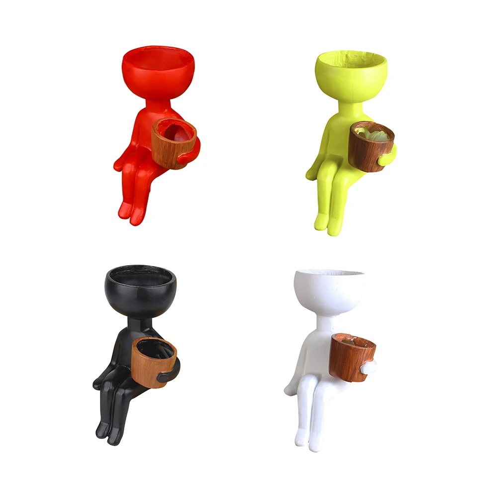 Цветочный горшок ваза украшение для дома и сада искусственный гуманоидный