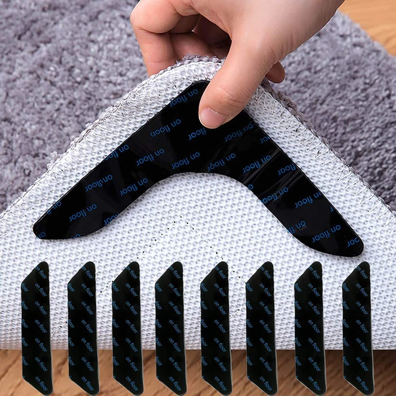 

Carpet anti slip Anti Curling patch Reusable Washable Carpet Patch fixed sticker Floor Rug Mat Tape gripper Corners Pad