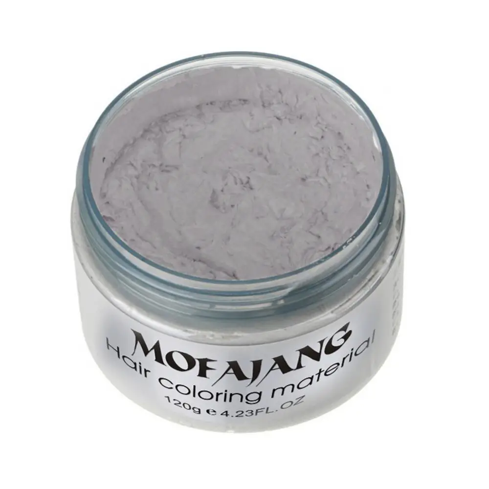 

Воск для временного окрашивания волос унисекс, 120 г, стойкий гель-крем для окрашивания волос, грязь для укладки