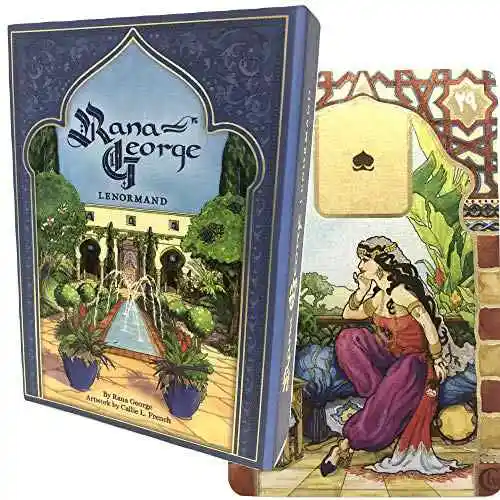 

Rana George Lenormand Tarot Card Game Tarot Deck with PDF Guidebook Board Game for Adult Family Oracle for Fate Divination