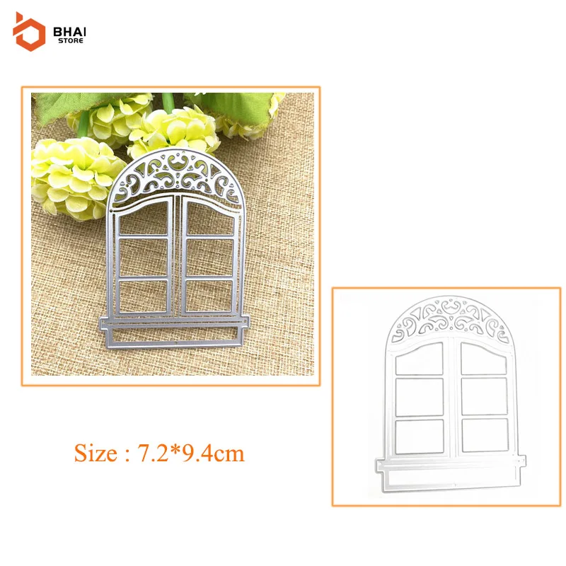 

2021 New Arrivals Metal Cutting Dies A Window Cut Die Mold Card Scrapbook Paper Craft Knife Mould Blade Punch Stencils