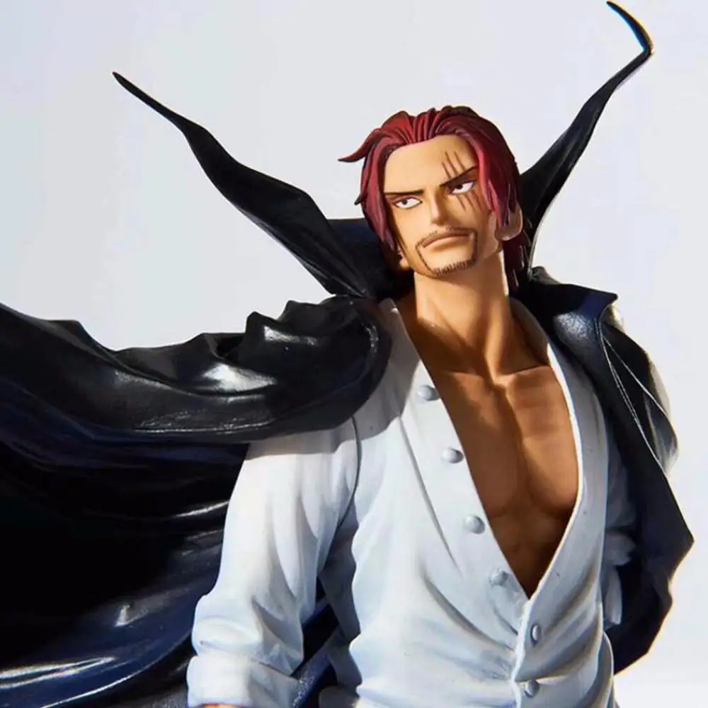 Фигурка Аниме ONE PIECE 18 см Shanks Grand Line Битва за купол фигурка из ПВХ с красными