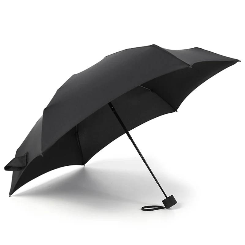 Rainy Day Transparent Pocket Umbrella Mini Folding Sun Umbrellas Parasol Sun Foldable Umbrella 5 Folding Traveling Rain Gear enlarge