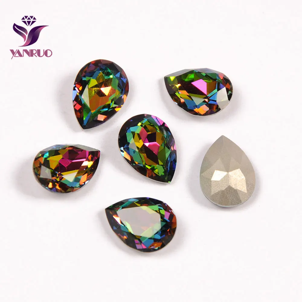 Украшения YANRUO 4320 в форме слезы VM Fancy Claw стразы алмазные камни кристаллы для