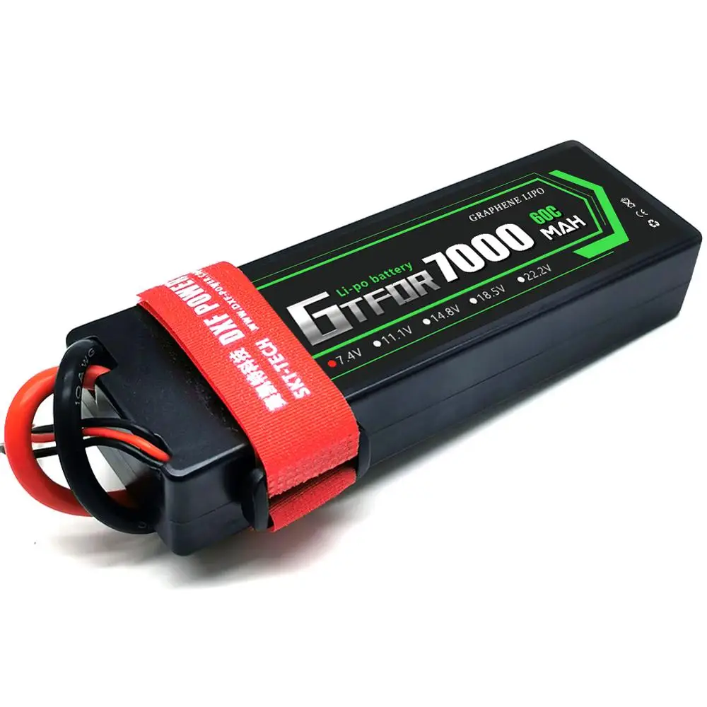 GTFDR RC LiPo Battery 7000 мАч 2S 60C 7 4 V Dean/T XT60 XT90 для радиоуправляемого автомобиля грузовика