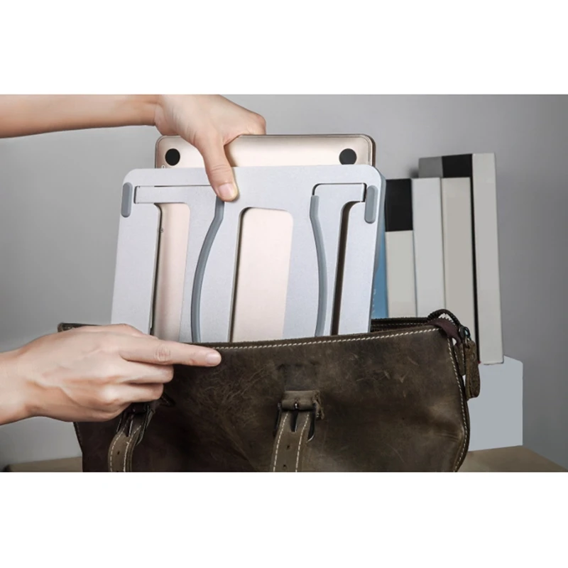 

Cooling Base Bracket Aluminum Alloy Foldable Bracket for Portable Notebook Computers. for Dell, Lenovo, Apple-Laptops