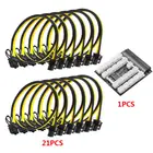 Адаптер питания PCI-E 21x6 Pin, плата питания, адаптер ATX 6 Pin, порты TAT 21X 6 Pin для майнинга BTC, GPU, совершенно новый