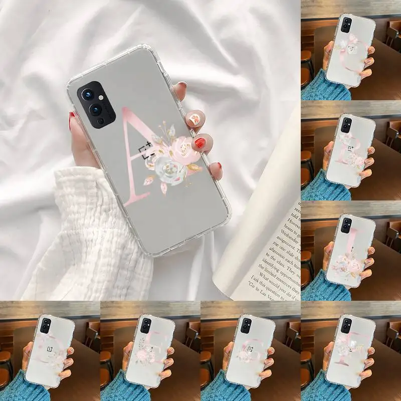 

Acronym flower Design high Phone Case Transparent For OnePlus 9 8 7 7t 8t Oppo find X3 X2 reno5 Vivo X60 X50 Pro MeiZu 17 16XS