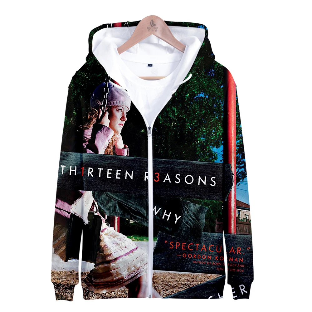 2019 13 причин почему толстовка на молнии повседневные толстовки новая модная