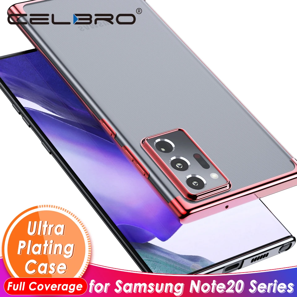 Защитный чехол для Samsung Galaxy Note 20 Ультратонкий Прозрачный с покрытием Note20 20Plus
