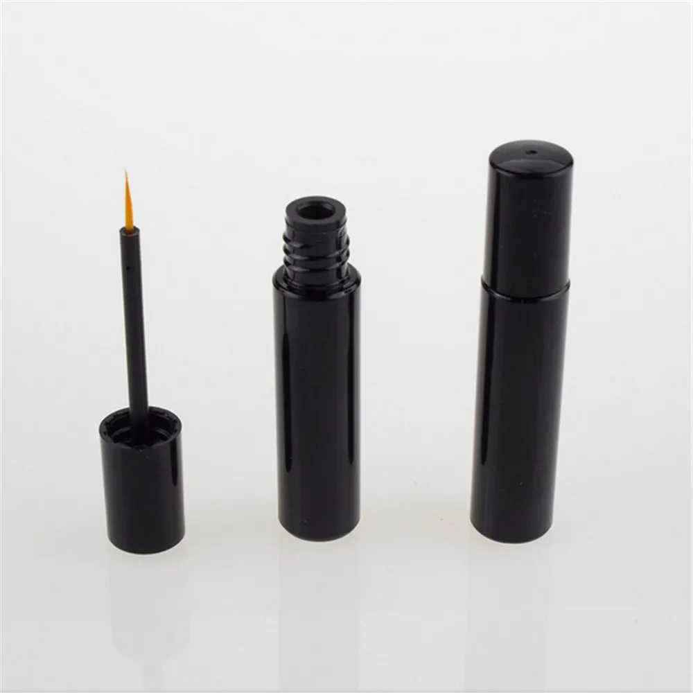 5ps 4ml Empty Black Eyeliner Container Bottle Tube with Brush make Up Liquid Refillable Applicator | Красота и здоровье