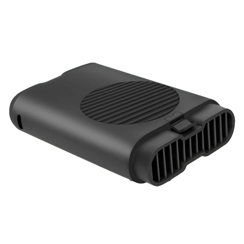 

Portable Hanging Waist Neck Fan Hands Free USB Flashlight 3 Speed Adjustable L69D