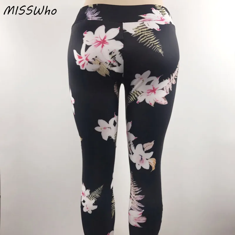 Штаны для йоги, женские лосины для бега, S-XL, спортивные Леггинсы для фитнеса, растягивающиеся, для похудения, на бедрах, для спортзала, трико с цветами для пробежек и тренировок