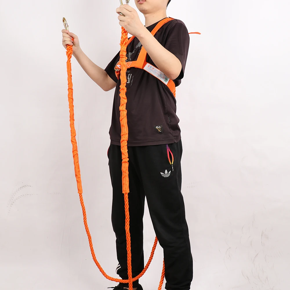 Adjustable Aerial Work Safety Belt Five-Point Fall Protection Polypropylene fiber Camping Climbing Accessories | Спорт и развлечения