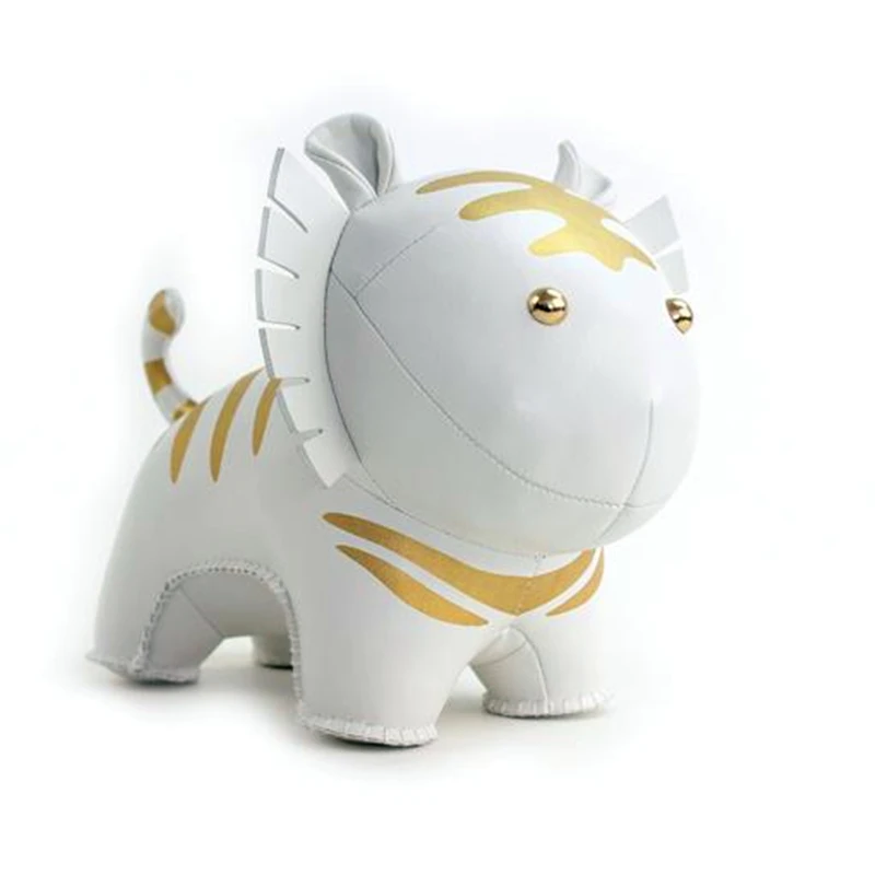 Искусственная кожа животное форзац Тигр пресс-папье ручной работы орнамент