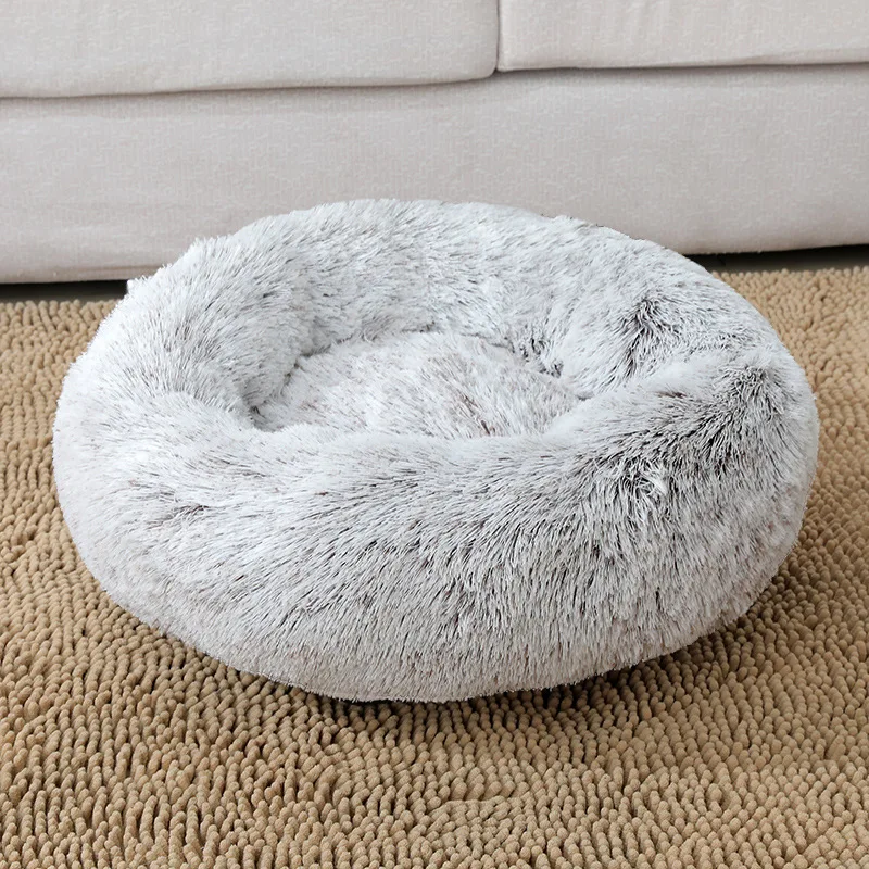 

Super Soft Plush Dog Bed Pet Puppy Kitten Sofa Dog House Round 5 Sizes Mat Kennel Cat Nest Pets Home Decoration Accessories