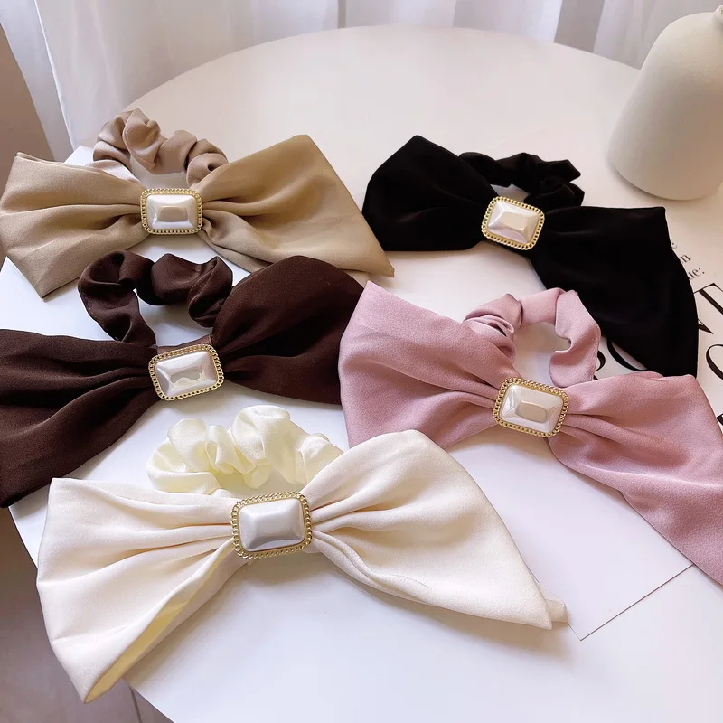 

Korean Style Large Intestine Hair Ties Bowknot Flower Girl Rubber Band Headdress Hair Rope for Women Fashion Hair Accessories