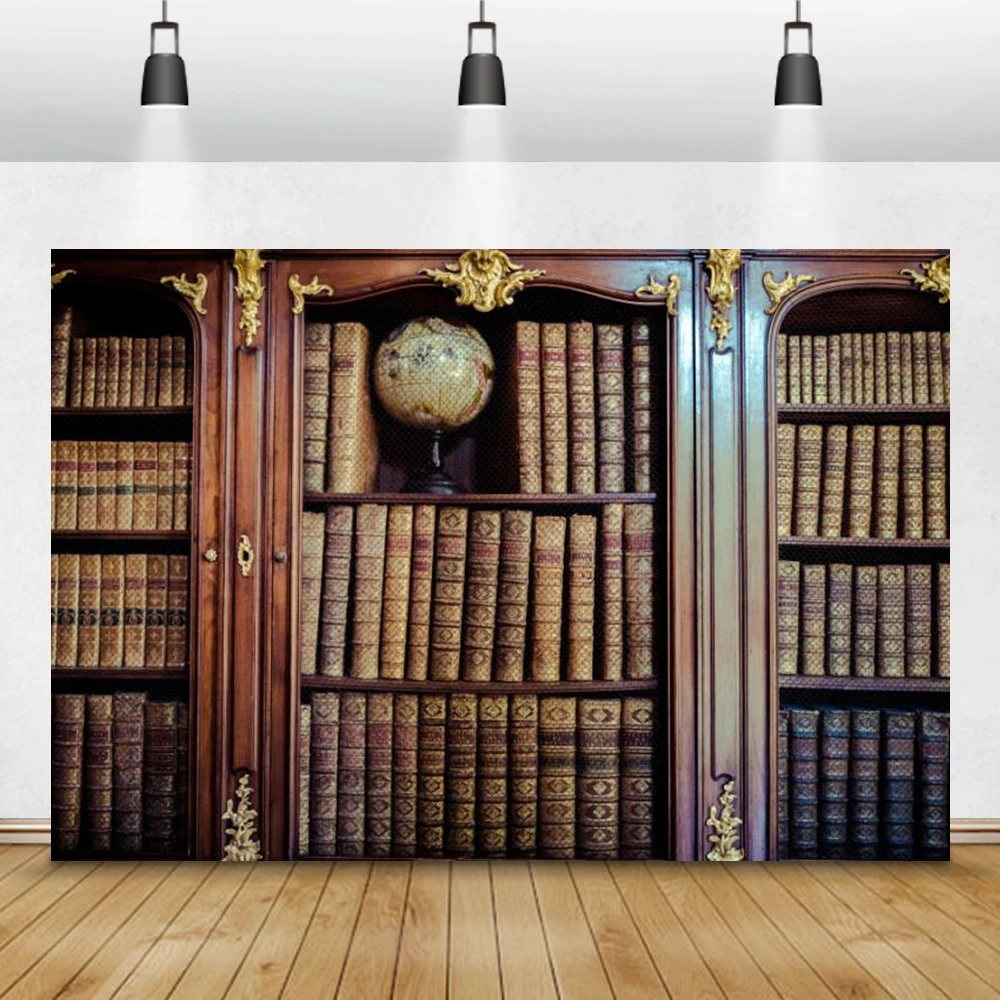 

Vantinge старые книжные полки с рисунком книжных книг комнатный Декор фотографический фон для фотостудии