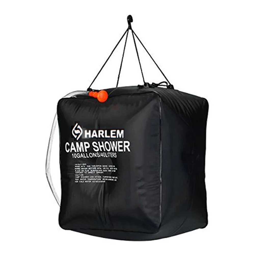 ПВХ солнечное Отопление душ сумка 40L Смарт Тепло поглощающие кемпинг для