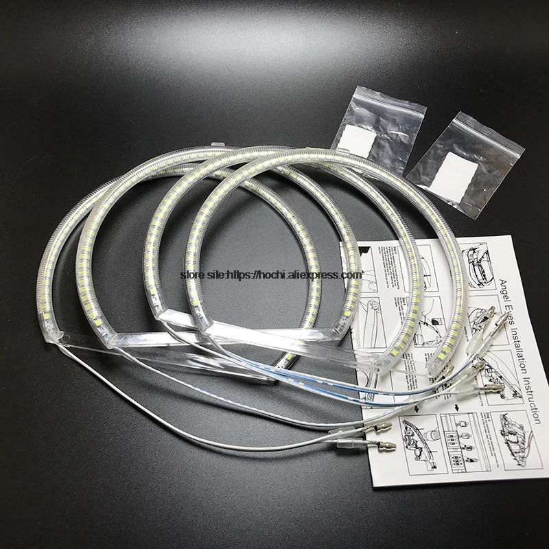 HochiTech для Dodge challenger 2008-2014 ультра яркий SMD белый светодиодный ангельские глазки 2600LM