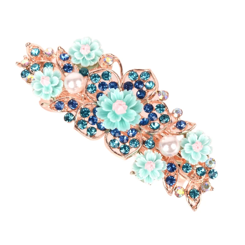

1Pc Elegant Geometric Hair Accessories Women Hair Comb Rhinestone Crystal Hair Clips Stylish Lady Hair Styling Tools
