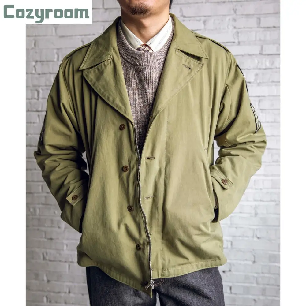 

Cozyroom US Army M-41 Field Jacket Vintage WWII Combat Uniform M1941 Loose Fit