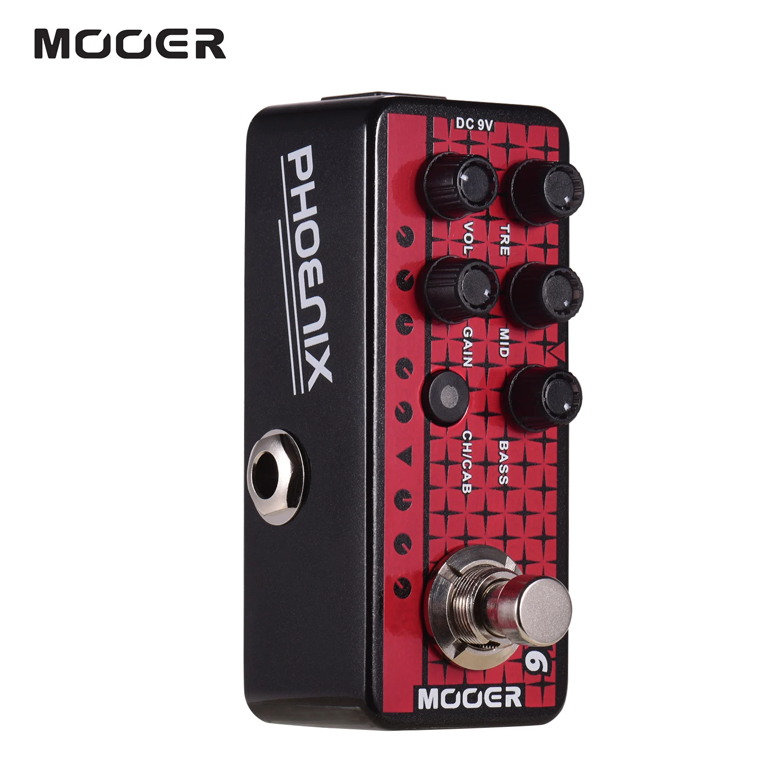 

Mooer MICRO PREAMP серия 016 Феникс цифровой предусилитель гитарная педаль моделирования кабинета двойной Каналы 3-полосный