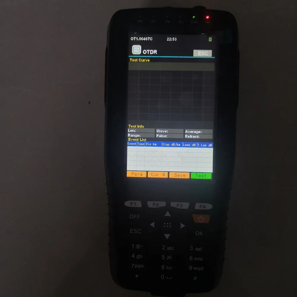 Ручной OTDR 60 км волоконно-оптический кабель Ranger диагностика фотоэлектрических