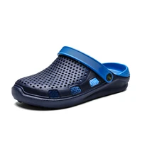 2021 boy sandals summer breathable mens eva garden shoes lithe black beach flat man sandals slippers
