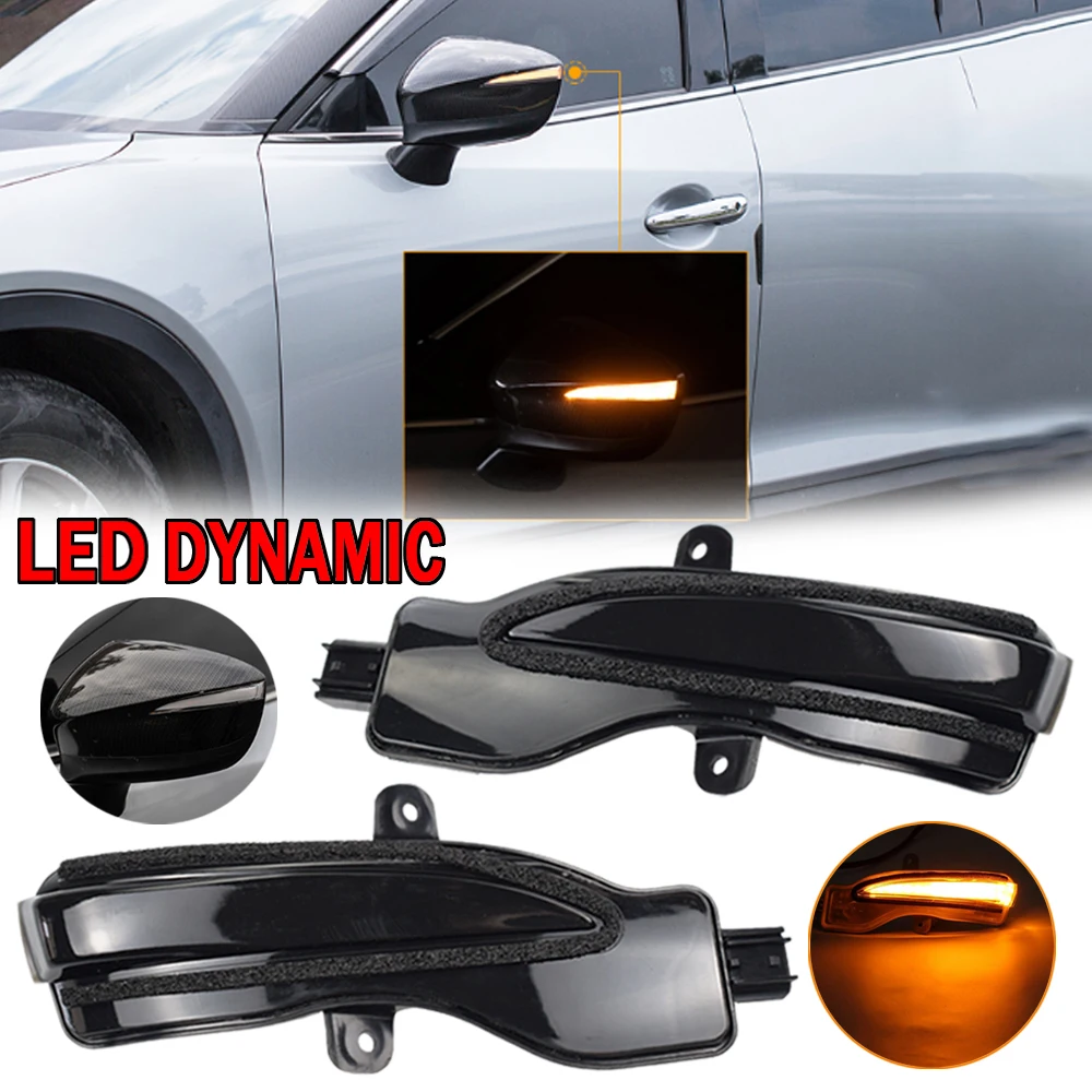 

2pcs Dynamic Turn Signal Rearview Mirror Indicator Blinker Repeater Light For Mazda CX-3 CX3 2016-2018 CX-4 CX-5 CX5 2016 2016.5