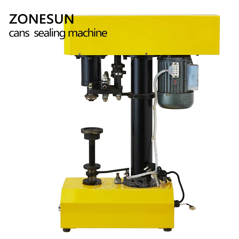 ZONESUN электрические жестяные верхние Банки ПЭТ пластиковые банки для пищевых