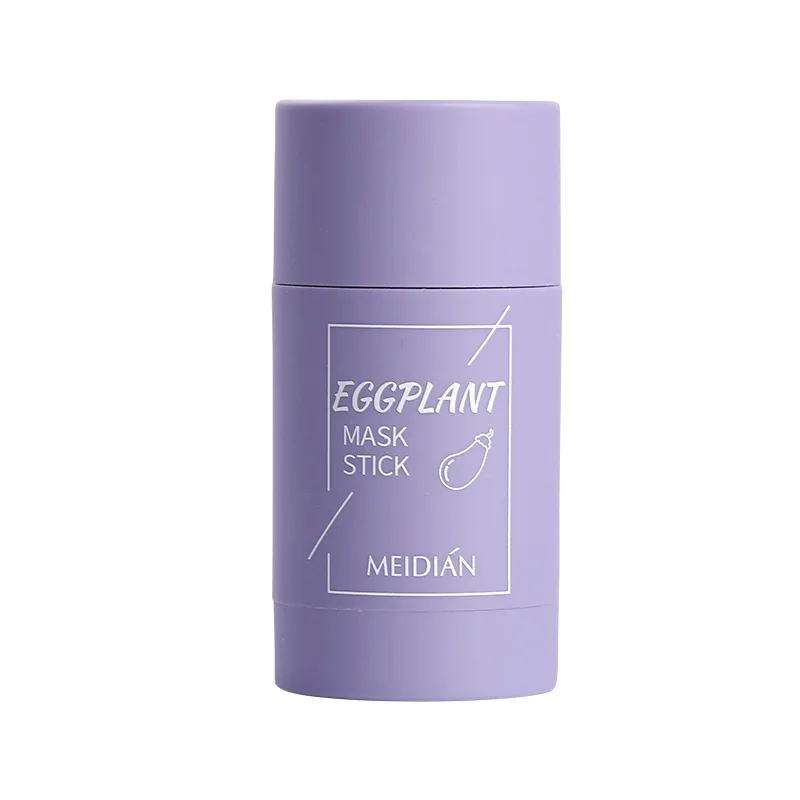 

Green tea moisturizing oil control cleansing mask lazy eggplant smear solid mud mask