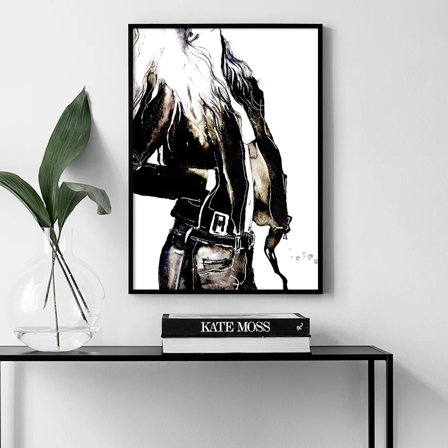 Картина на холсте модные сексуальные Сплетницы девушка Парис высокий каблук