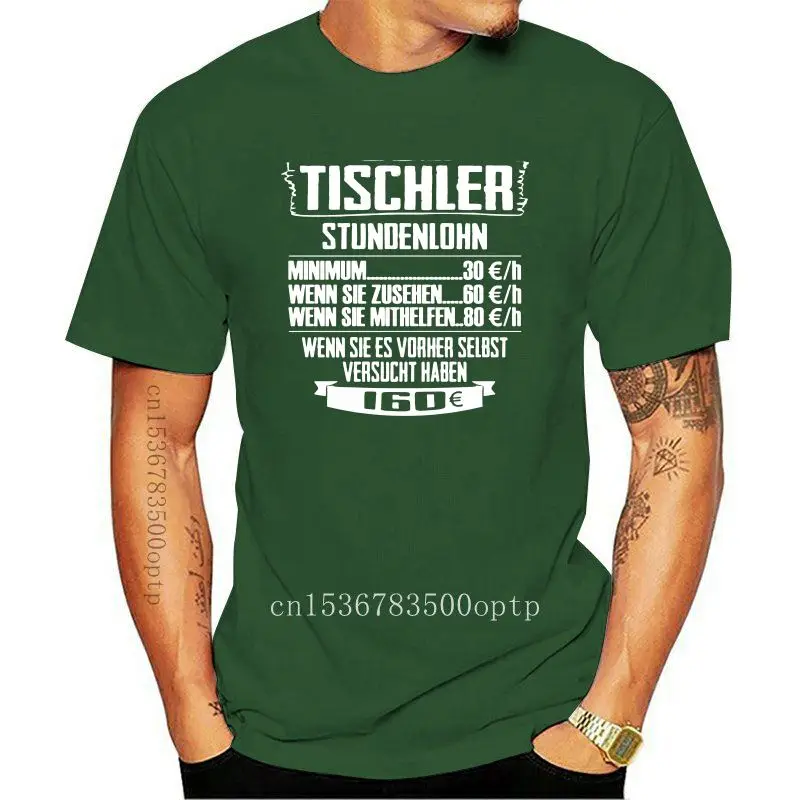 

Stundenlohn Tischler T-Shirt Handwerker Bauarbeiter Lustig Geschenk Spruch