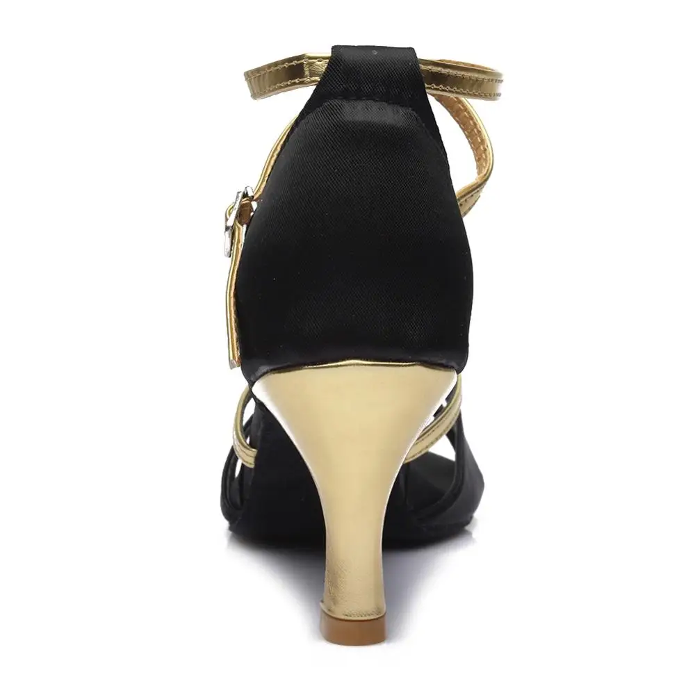 Quality Ballroom Professional Latin Dance Shoes for Women/Girls/Ladies Tango&Salsa High Heeled Indoor Dancing shoes PU/Satin