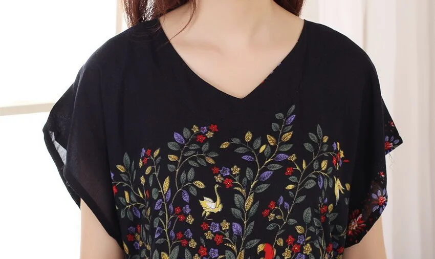 Женский халат с цветочным принтом один размер S/M/L/XL/XXL/XXXL/4XL | Женская одежда