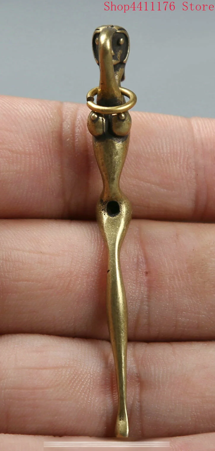 Собирайте маленькие сувениры китайские бронзовые красивые женские ушные кулоны